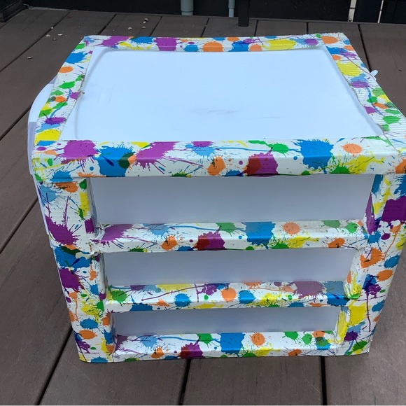 3 Drawer Organizer-Paint Spot Design - Picture 5 of 6